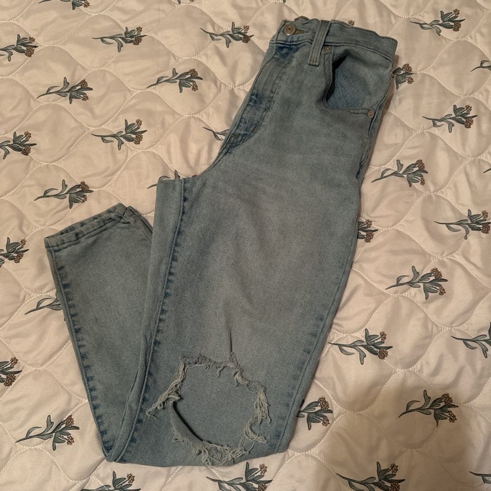 Levi's Light Blue Straight Leg Jeans